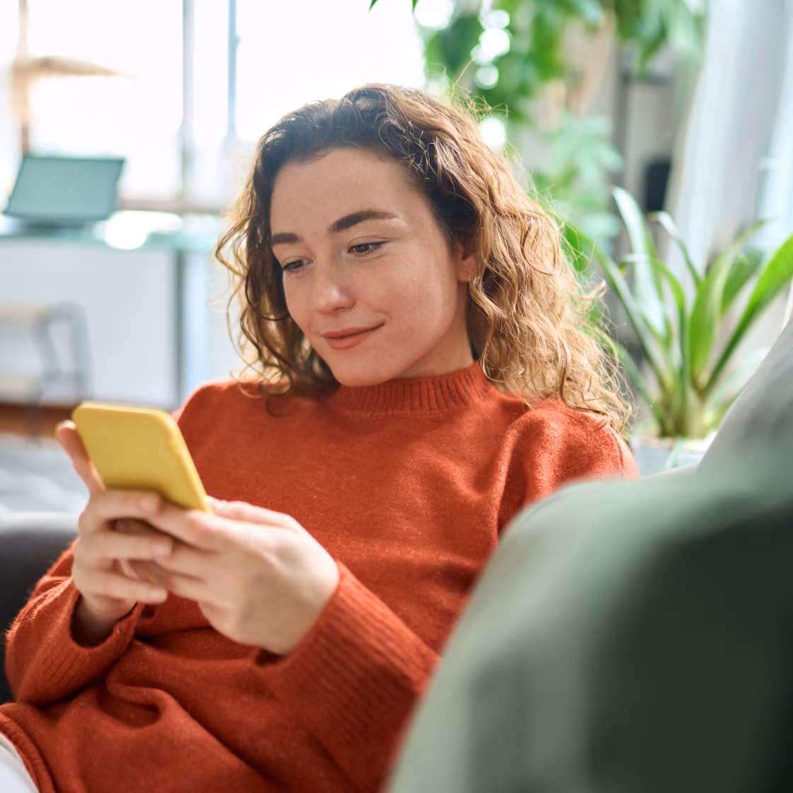 Person using their phone